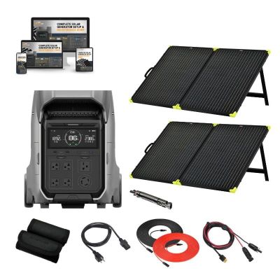 EcoFlow DELTA PRO 3 | 4,096Wh / 4,000W Portable Solar Power Station | Complete Solar Kit - ShopSolar.com