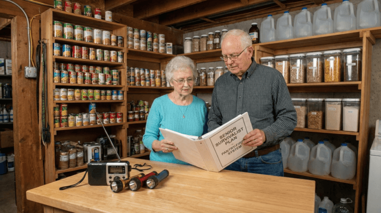 Pantry-First Food Security for Senior Survivalists