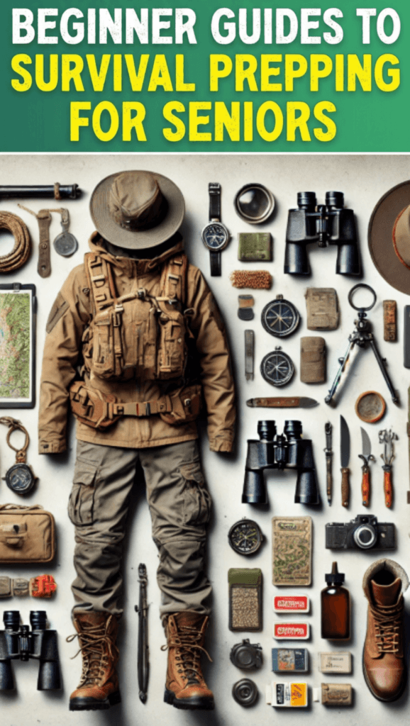 PINTEREST - Beginner Guides to Survival Prepping for Seniors - The Basics