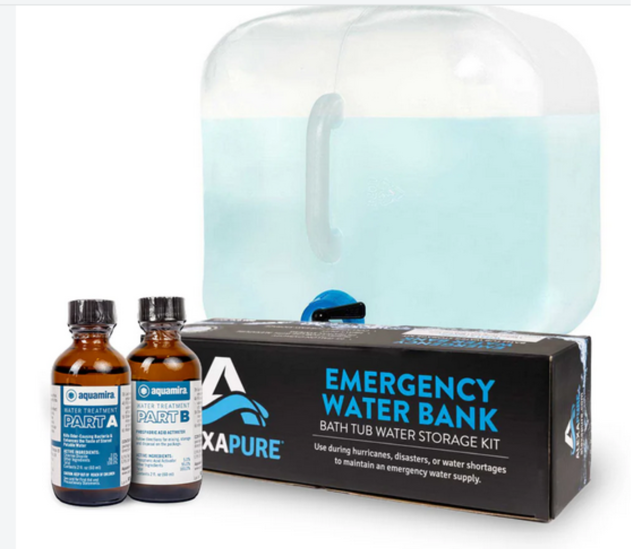Emergency Water Storage & Treatment Kit - Be Prepared