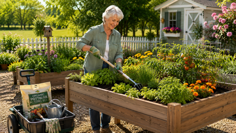 Gardening Without Pain: Raised Bed Gardening for Seniors