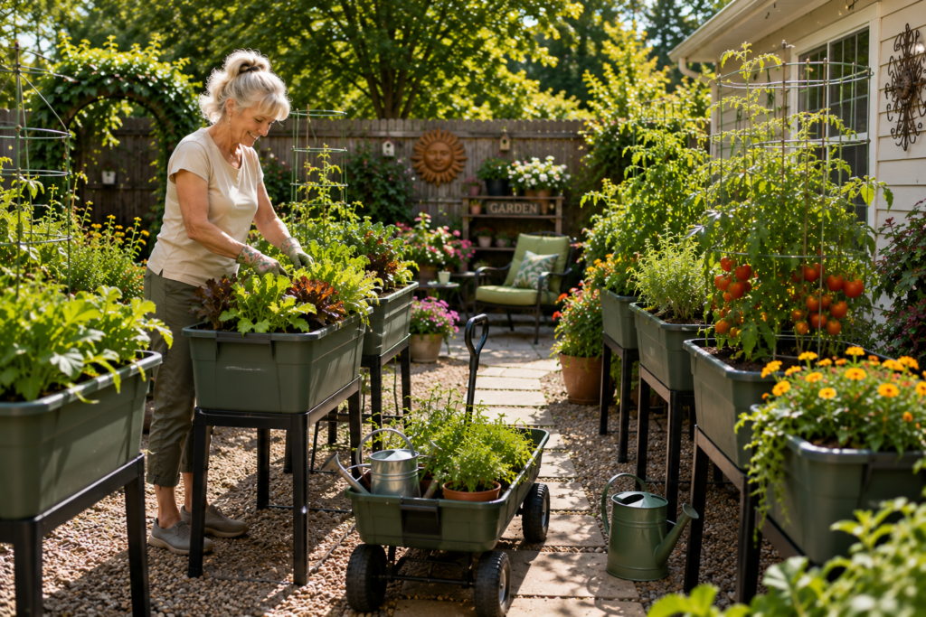 Gardening with Knee Pain: Tips for Seniors to Stay Active in the Garden
