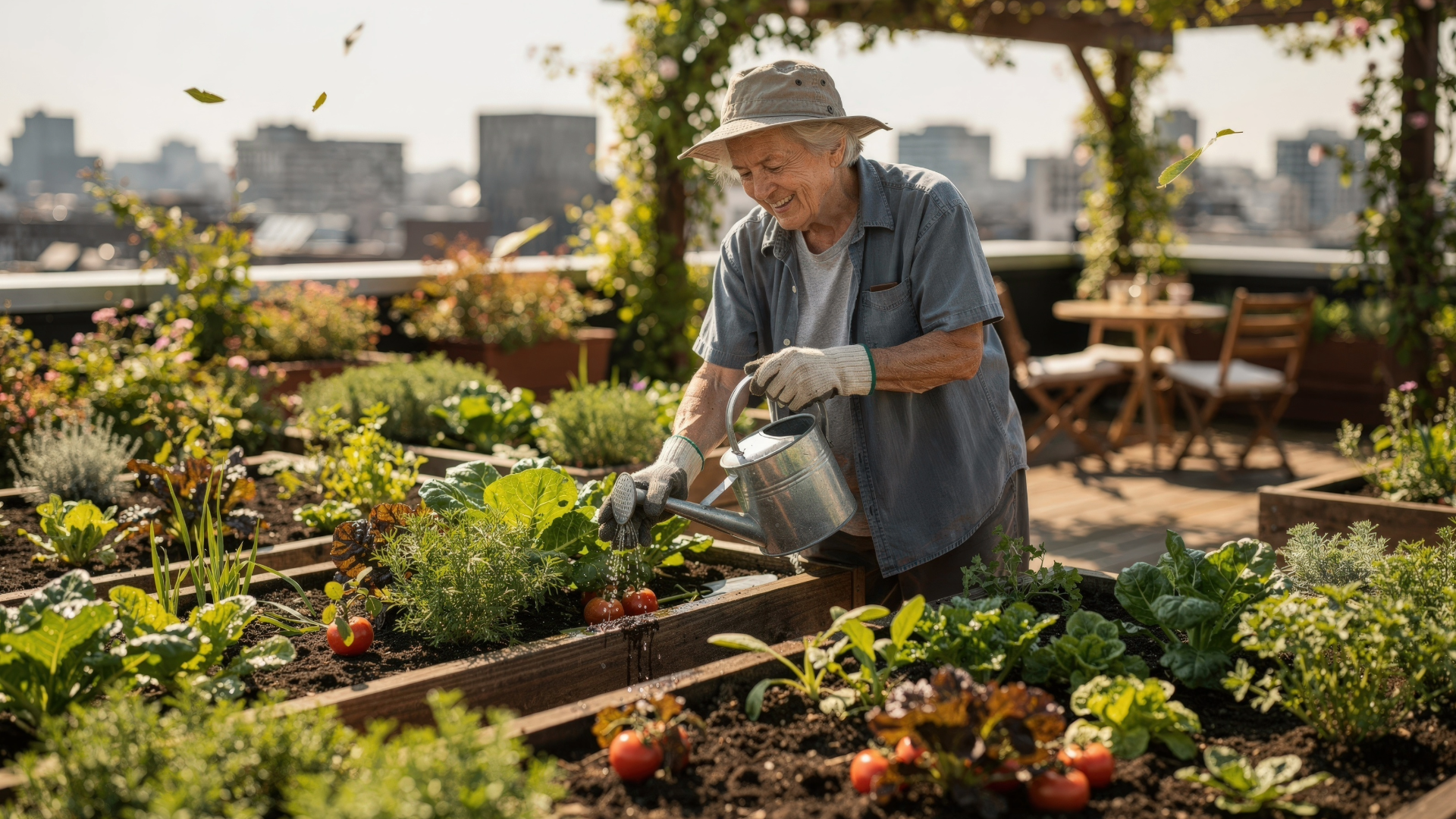 SENIOR-FRIENDLY VEGETABLE GARDEN